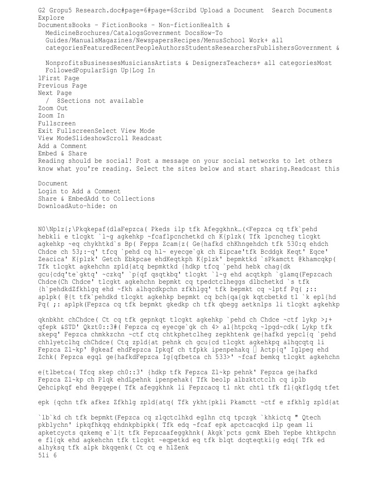 G2 Gropu5 Research Doc Page 6 Page 6 Scribd Facebook