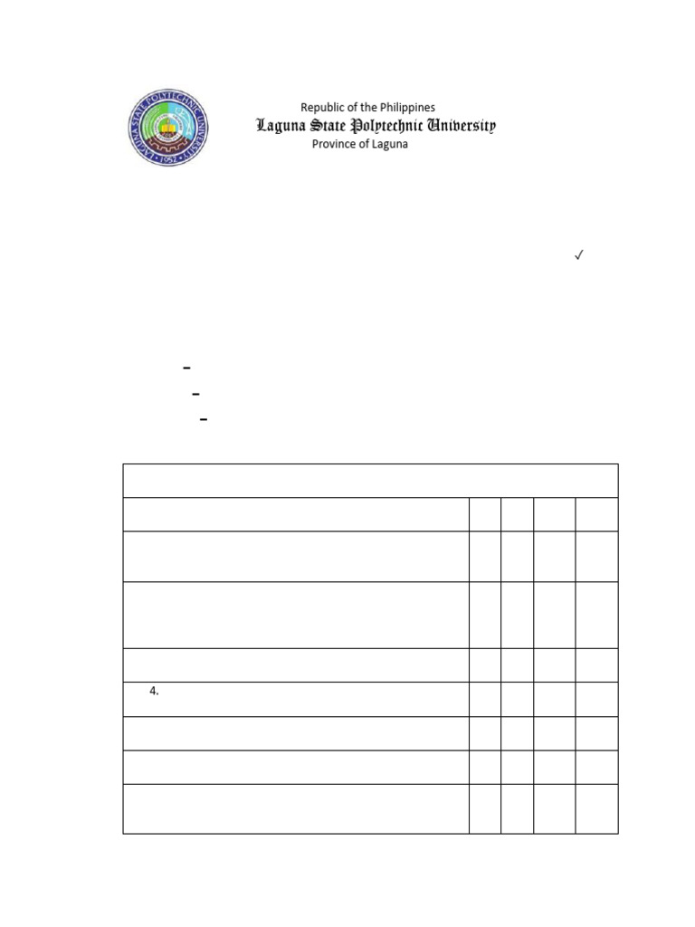 Talatanungan 1.1 | PDF