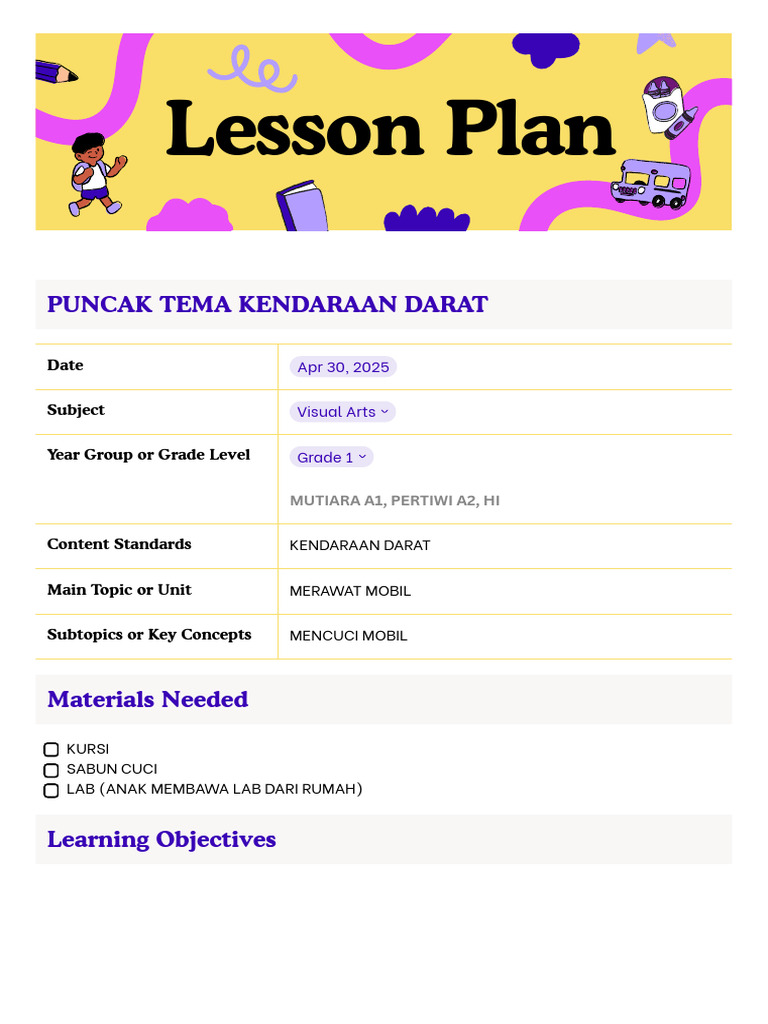 Lesson Plan | PDF
