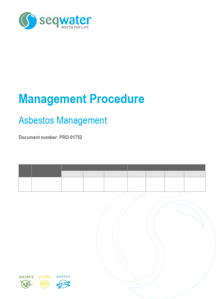 Asbestos Management Procedure - GOOD ONE | PDF | Asbestos | Risk