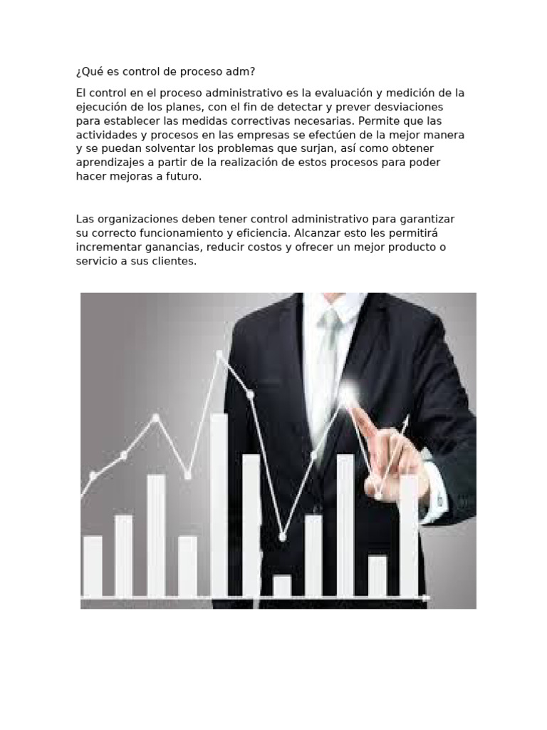 Control de Proceso Administrativo: Claves y Elementos | PDF ...
