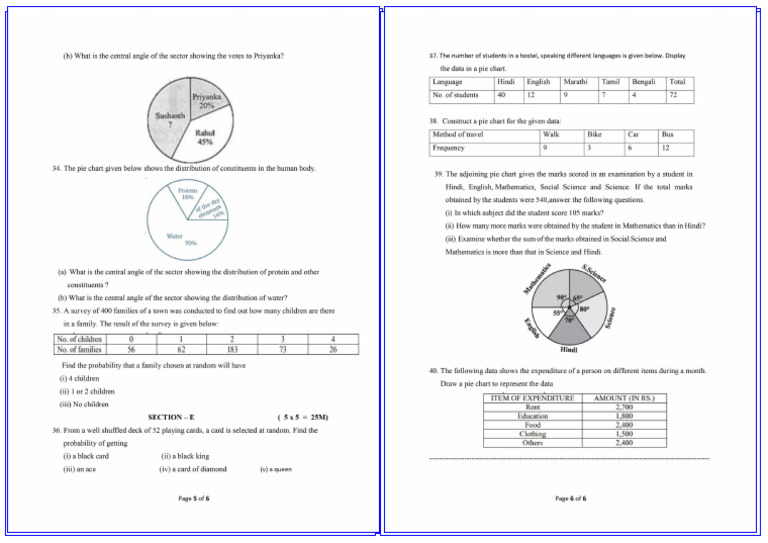 Class 8 Probability | PDF