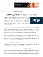 VIPERA Expands Brand Presence Into Oman