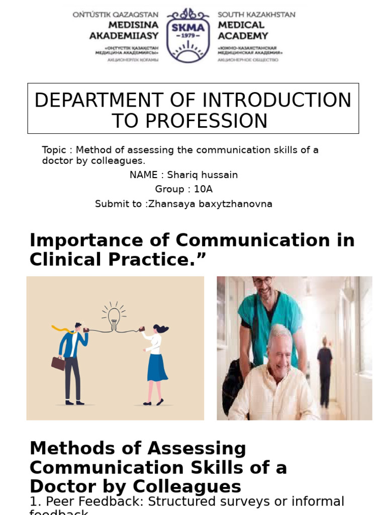 Assessing Doctors' Communication Skills | PDF