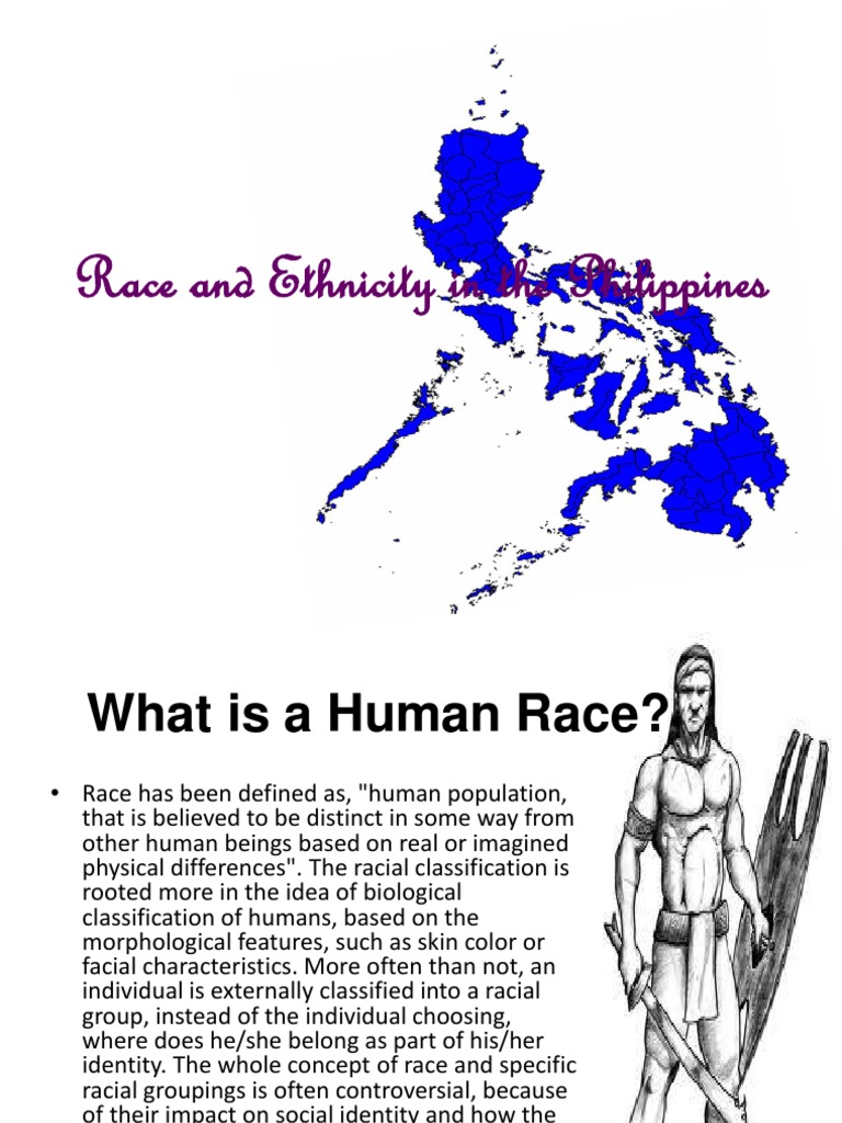 Race and Ethnicity in the Philippines Race (Human Categorization