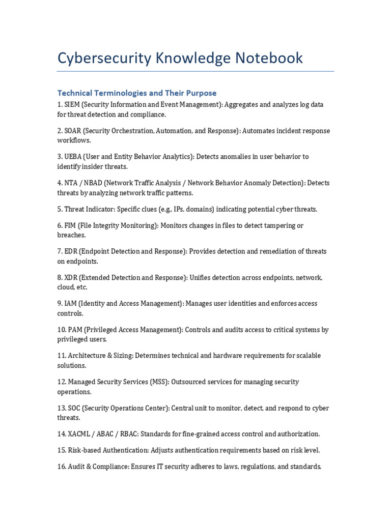 Cybersecurity Terminology Guide | PDF | Computer Security | Security