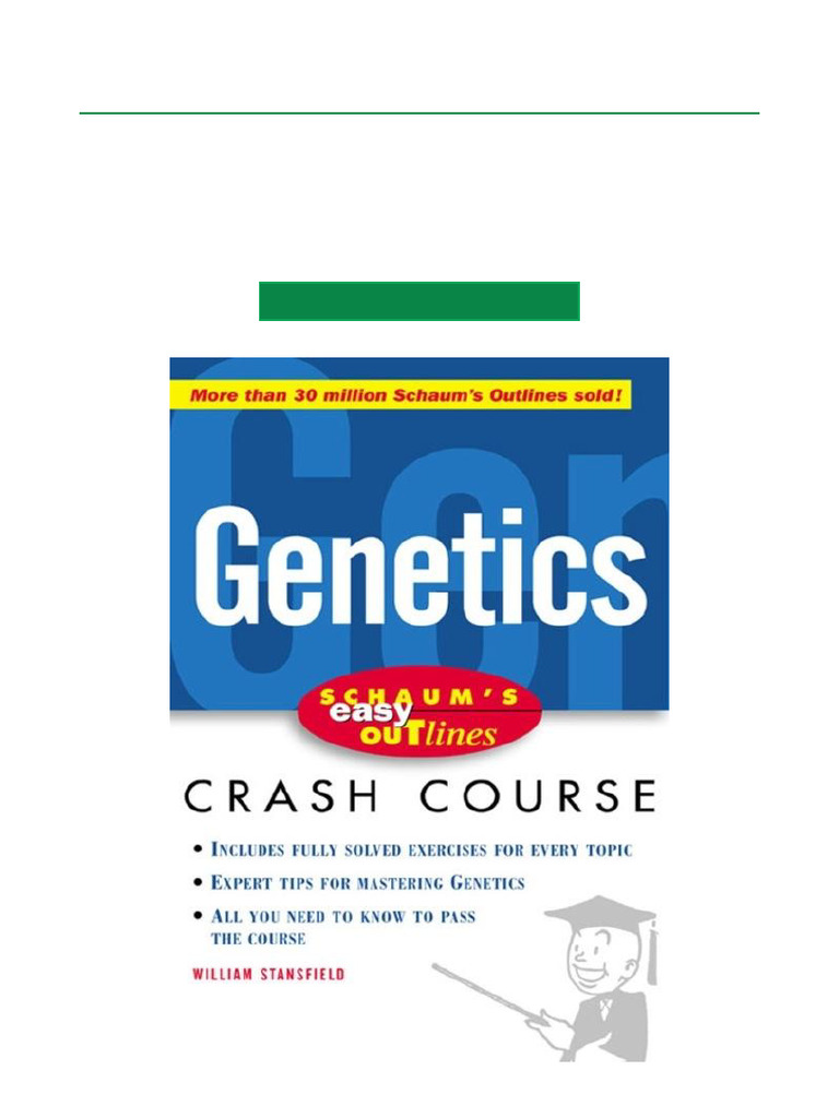 Schaum's Easy Outline of Genetics - 1st Edition Annotated PDF Download ...