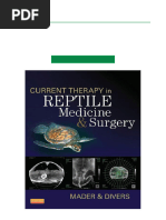 Mader's Reptile & Amphibian Medicine | PDF | Medicine | Surgery