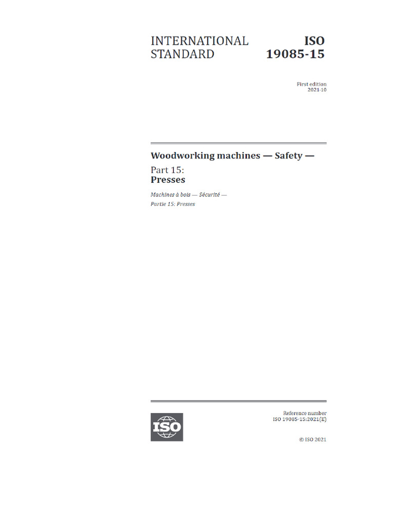 Iso 19085 - 15 - 2021 | PDF