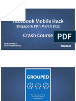 Facebook Mobile Hack Crash Course: Singapore 19th March 2012