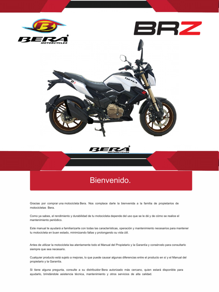Manual BRZ | PDF | Motocicleta | Transmisión manual