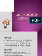 Modalidades Sensoriales