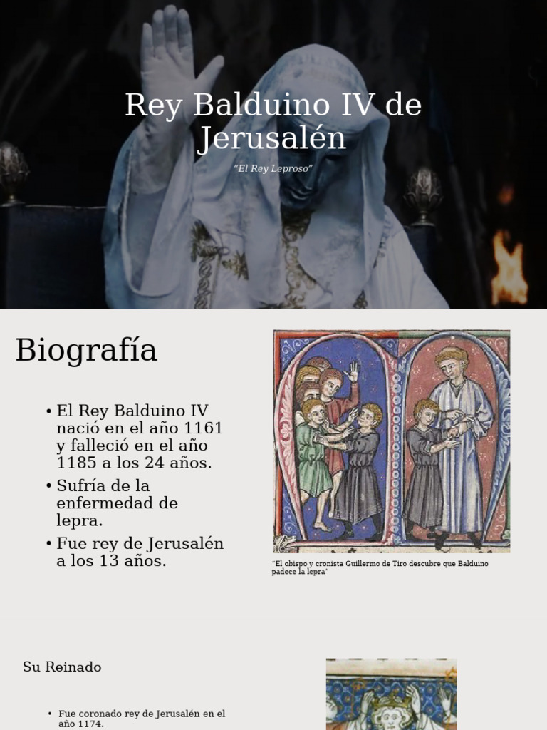 Rey Balduino IV de Jerusalén | PDF