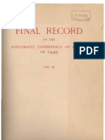 Geneva Conventions 1949 - Travaux Préparatoires - Final Record Volume III