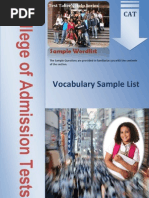Vocabulary Word List
