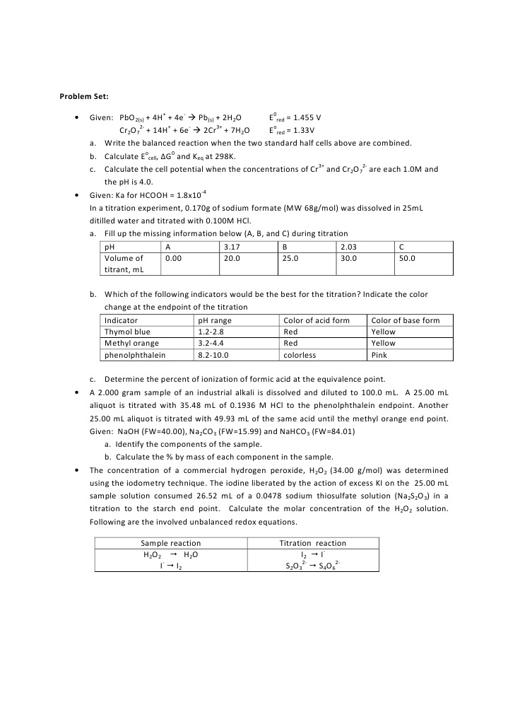 Probset | PDF | Teaching Methods & Materials