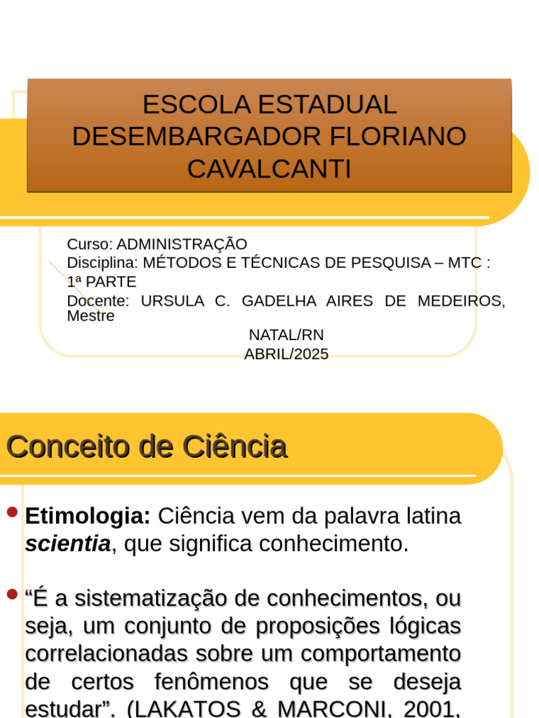 Escola Estadual Desembargador Floriano Cavalcanti Escola Estadual ...