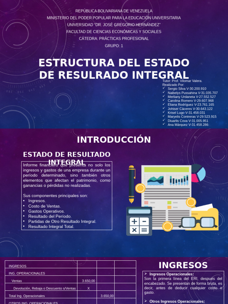 Estructura Del Estado de Resulrado Integral-3 | PDF | Costo | Business