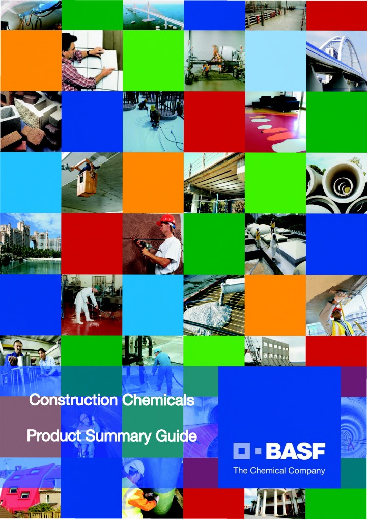 Construction Chemicals Product Summary Guide | PDF