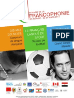 Francophonie 2012 Programme