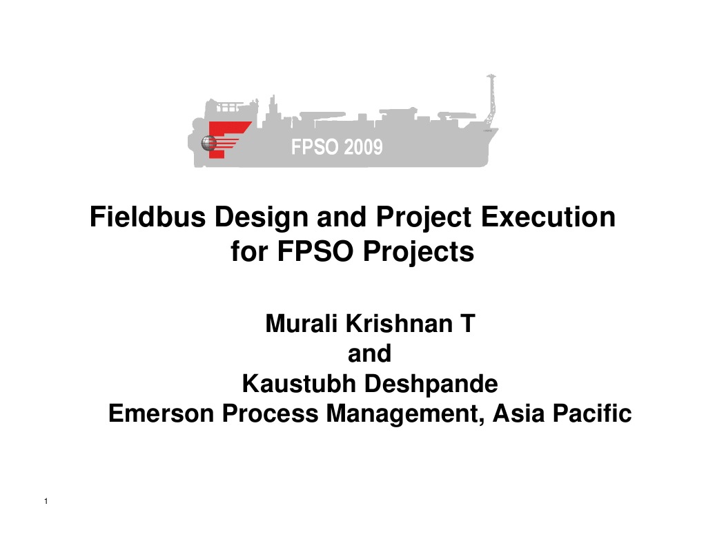 FPSO Fieldbus Design and Execution Guide | PDF | Simulation | Engineering