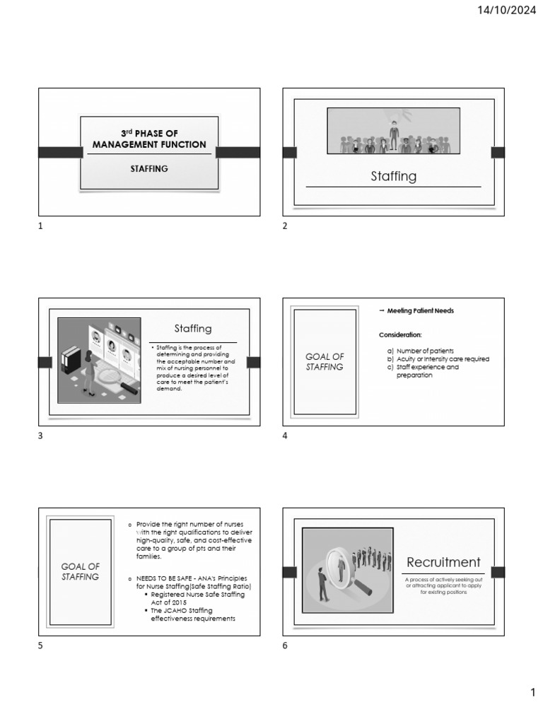 Nursing Staffing Management Strategies | PDF | Employee Retention ...