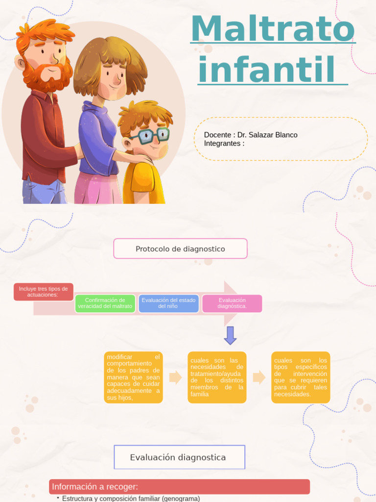Protocolo de Diagnóstico de Maltrato Infantil | PDF | Abuso infantil ...
