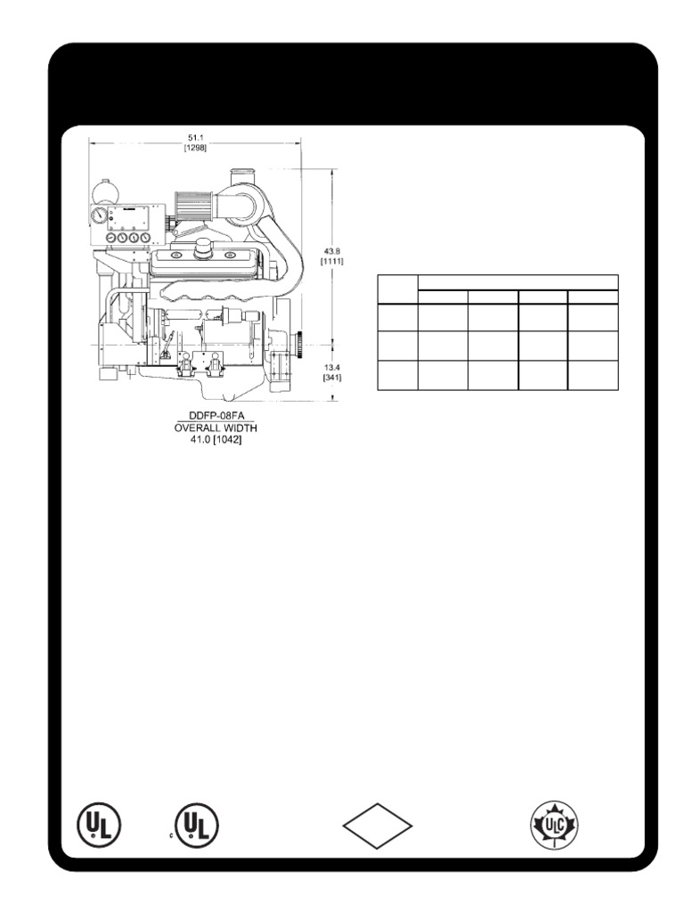 Clarke Fire Pump Driver Specifications | PDF | Piston | Horsepower