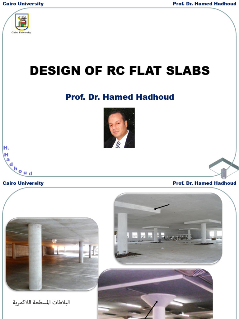 RC Flat Slabs Design and Analysis Guide | PDF | Beam (Structure) | Column