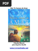 Não Te Canses de Amar - Cláudia Marum-www.LivrosGratis