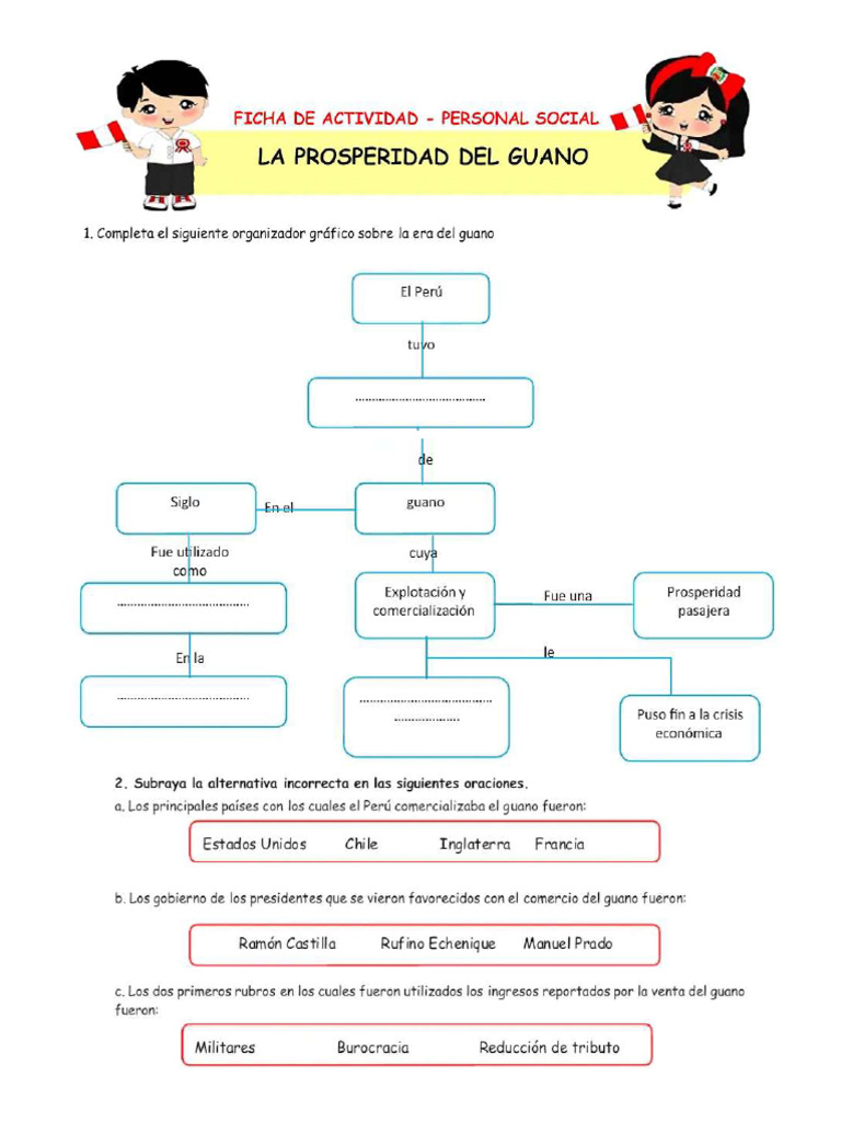 Ficha 1 de Personal Social La Prosperidad Falaz | PDF