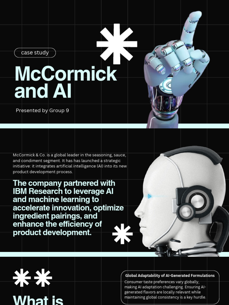 McCormick's AI in Product Development | PDF | Artificial Intelligence ...