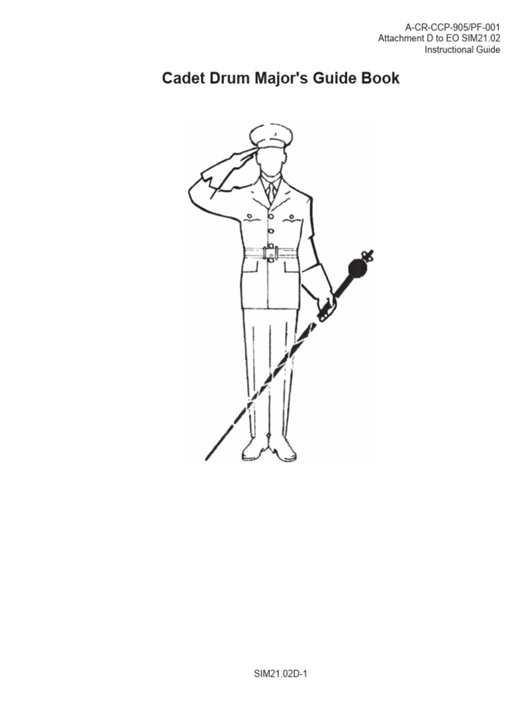 Cadet Drum Major's Guide Book | PDF