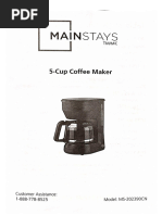 Bella Pro Series 14-Cup Manual | PDF | Coffee