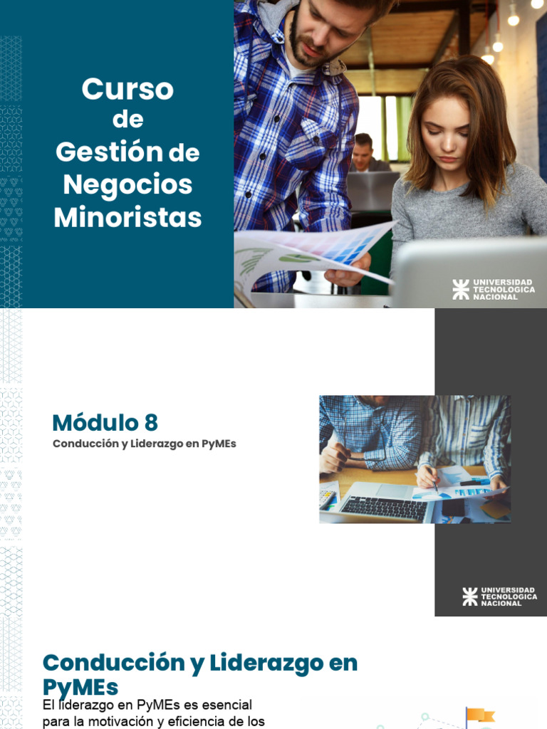 Modulo 8 - Conducción y Liderazgo de PyMEs | PDF