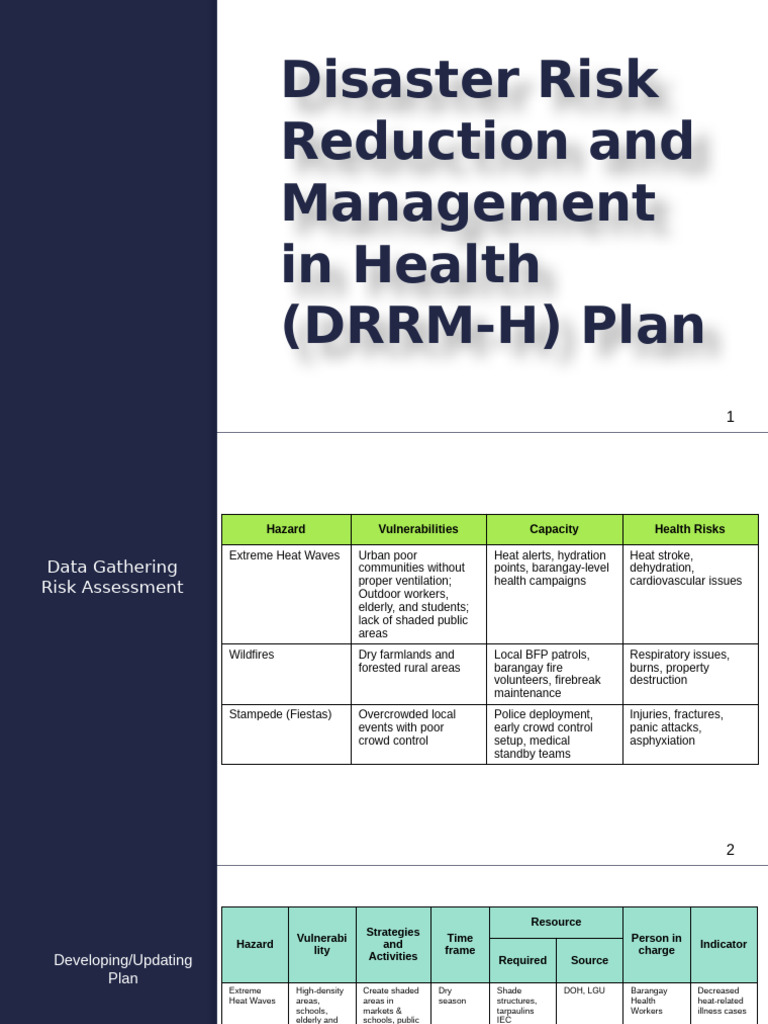 DRRM-H Part II Dipasupil | PDF | Wildfire | Hazards