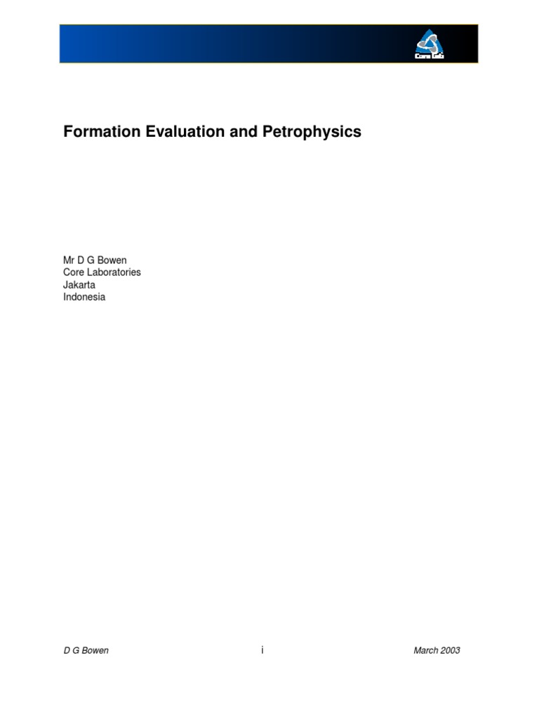 Haliburton Well Logging Manuals
