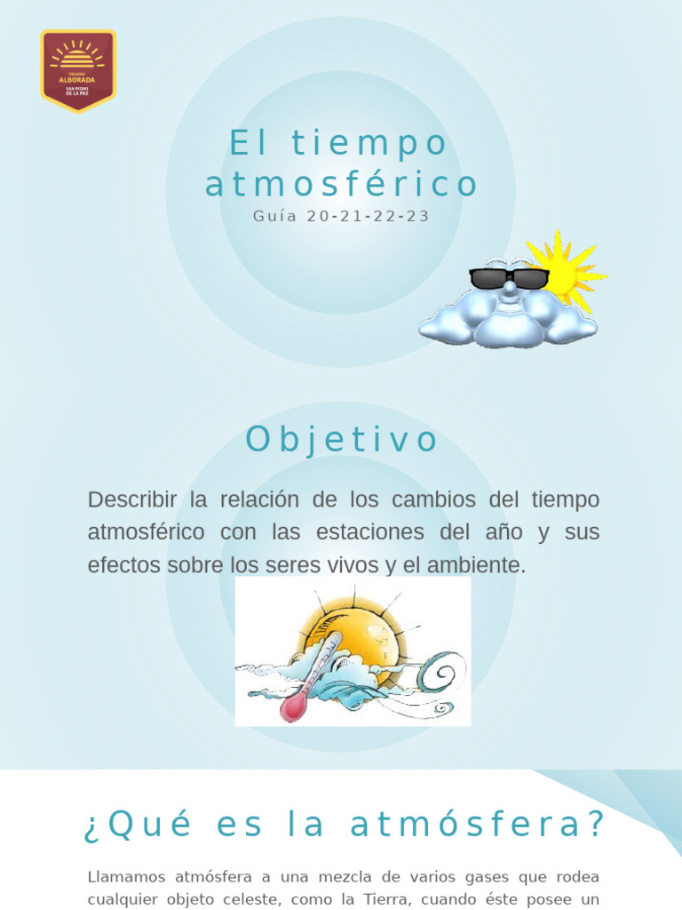 Tiempo Atmosférico Guía 24 | PDF