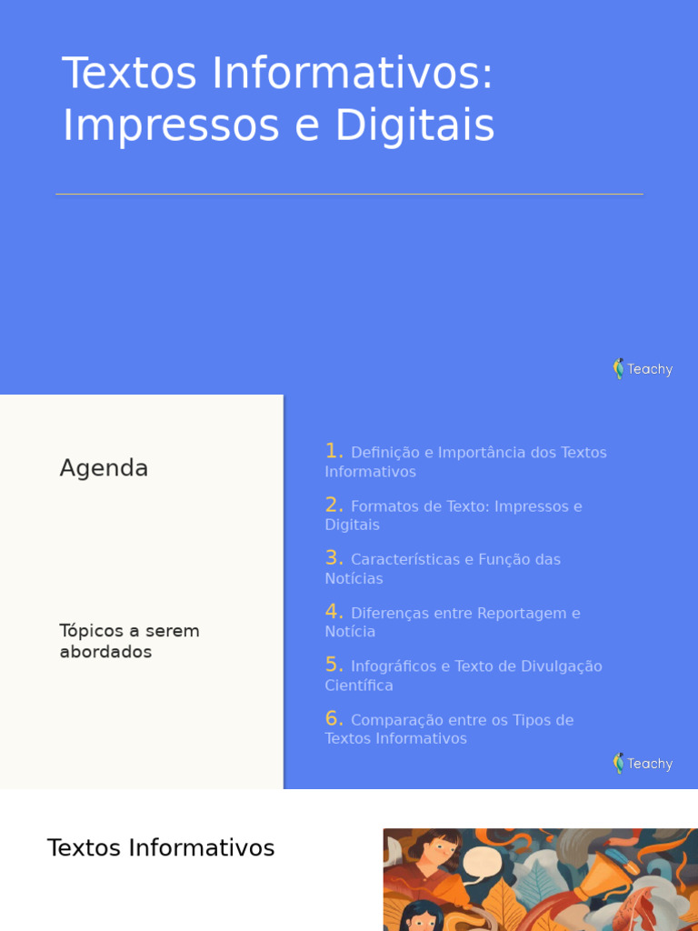 Textos Informativos: Impressos e Digitais | PDF | Jornais | Informação