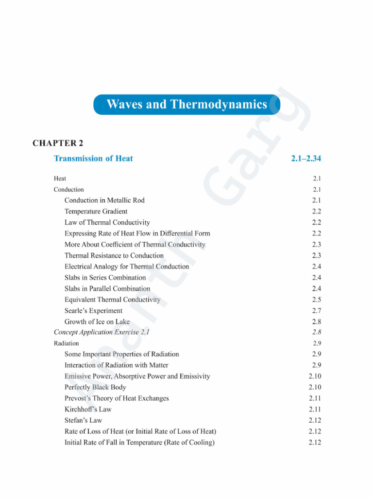 Transmission of Heat Chapter | PDF