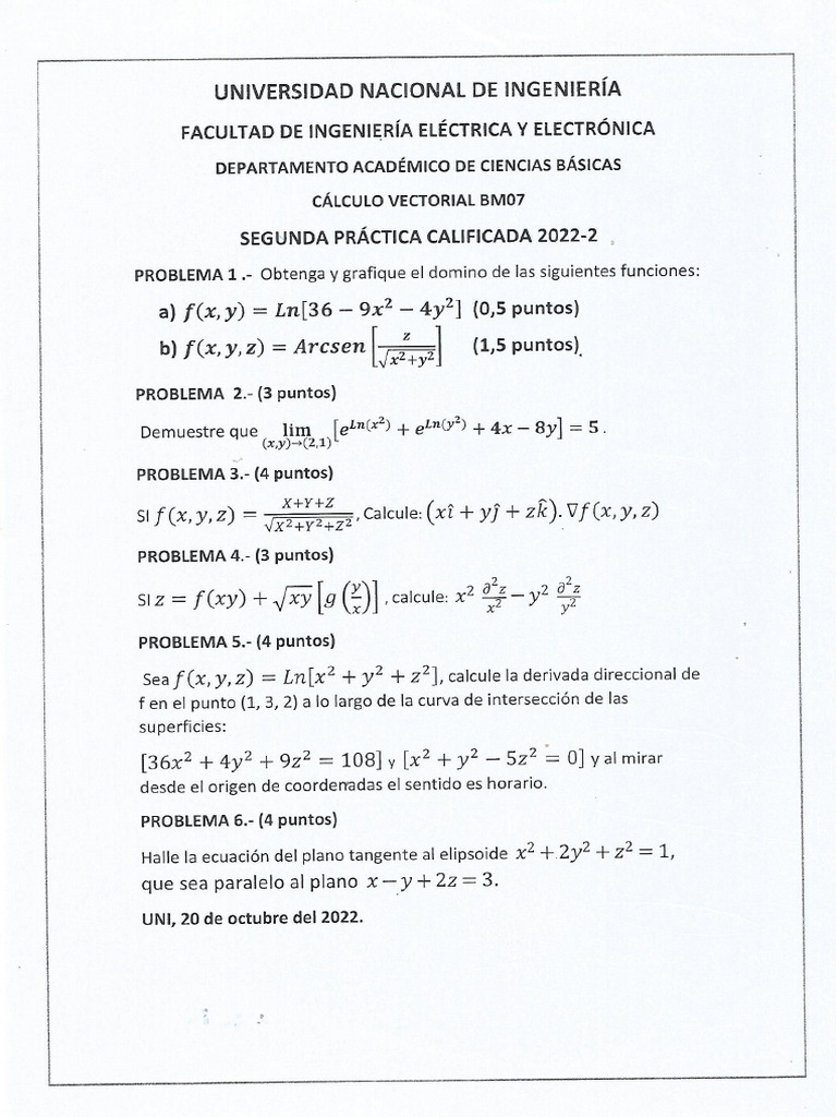 PC2 2022-2 BMA07 (Prof. Vidal) | PDF