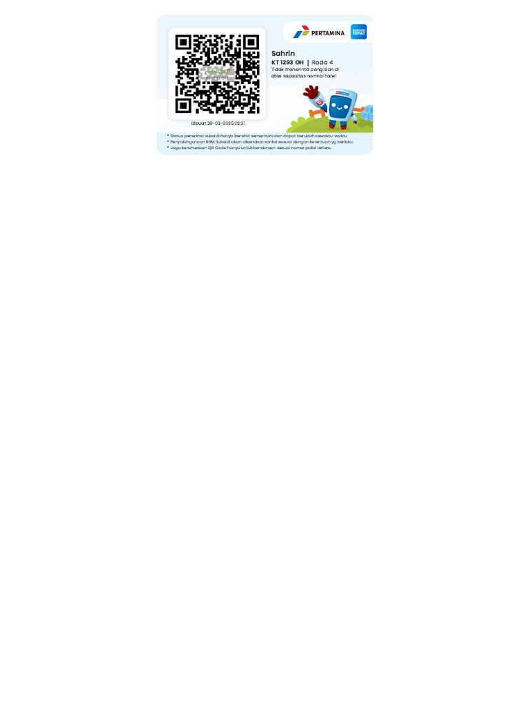 Status Subsidi BBM Sementara | PDF