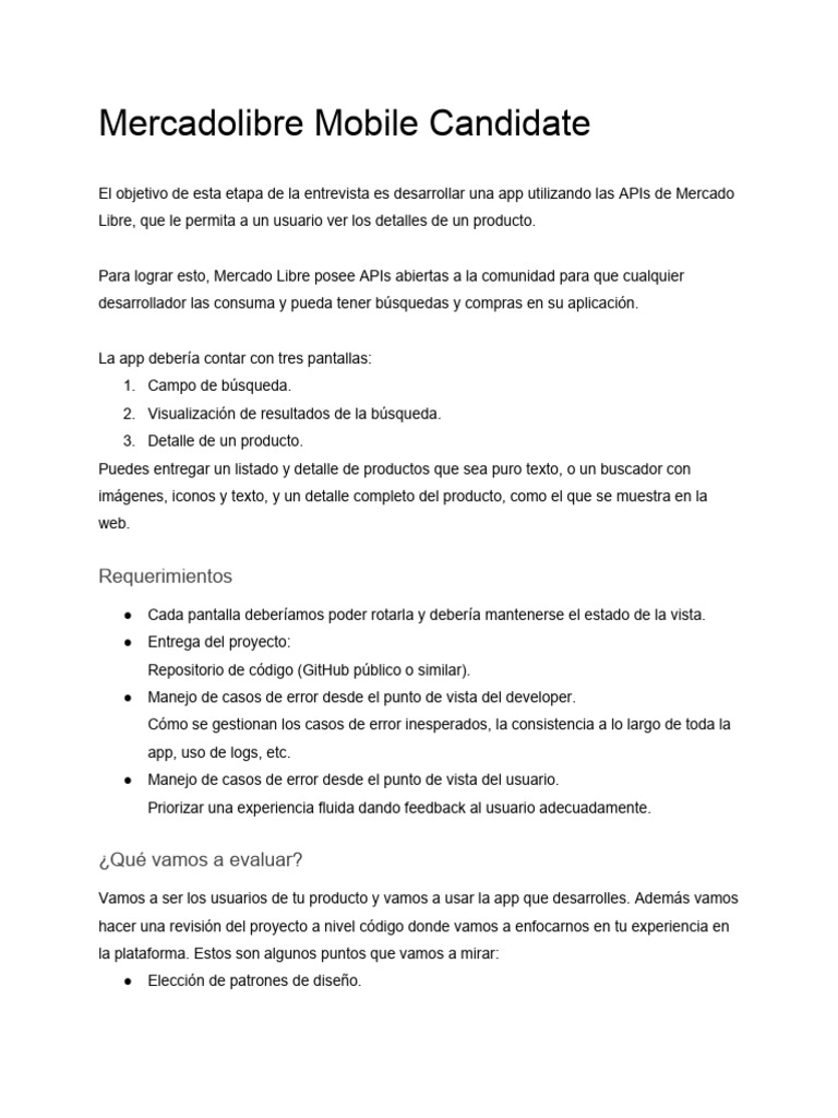 Challenge Mobile | PDF