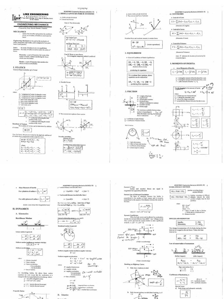 LYNX Engineering Mechanics | PDF