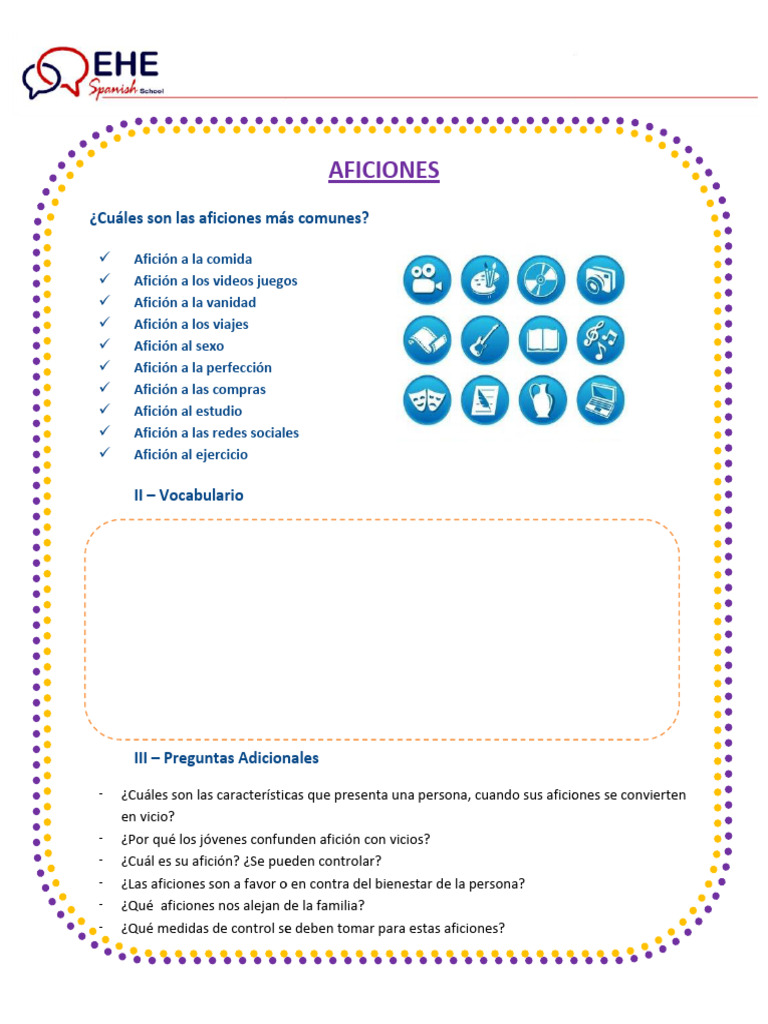 Aficiones | PDF