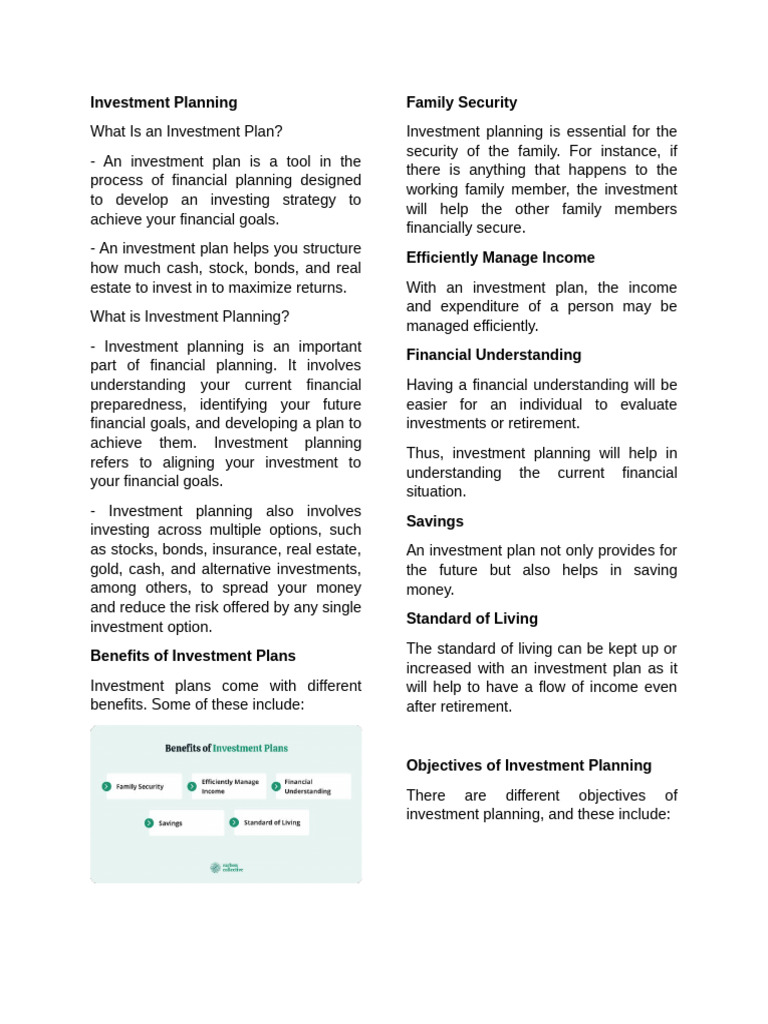 Essential Guide to Investment Planning | PDF | Investing | Banks