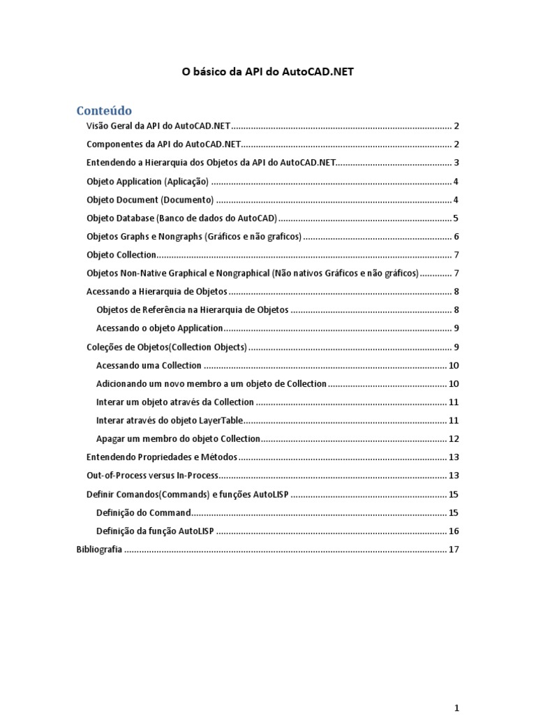 O Básico Da API Do AutoCAD | PDF | Auto Cad | C Sharp (linguagem de ...