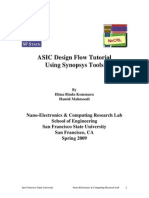 ASIC Design Flow Tutorial