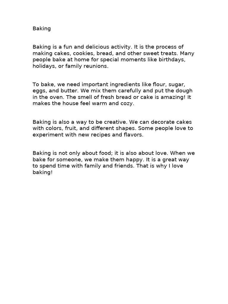 Baking | PDF