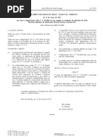 Alimentos para Animais - Legislacao Europeia - 2012/03 - Reg nº 226 - QUALI.PT